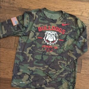 Nike Camo Georgia Bulldogs Long Sleeve Shirt